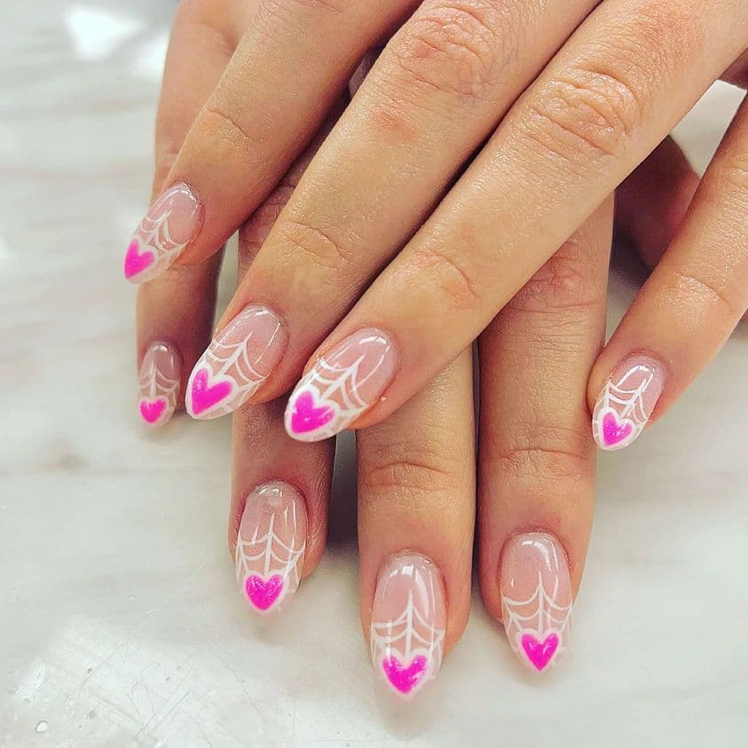 Detailed nail art from 5280 Beauty Bar in Lone Tree
